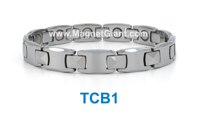 Magnetic Tungsten Carbide Bracelet