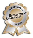 unconditional life time replacement guarantee