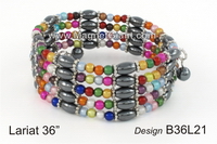 Magnetic Lariat Necklace Wrap