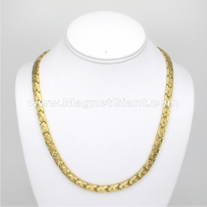 magnetic mens stainless steel necklace