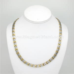 magnetic mens stainless steel necklace