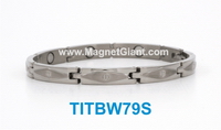 mens titanium bracelet